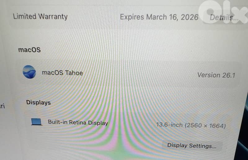 M3 Macbook Air 13” 5