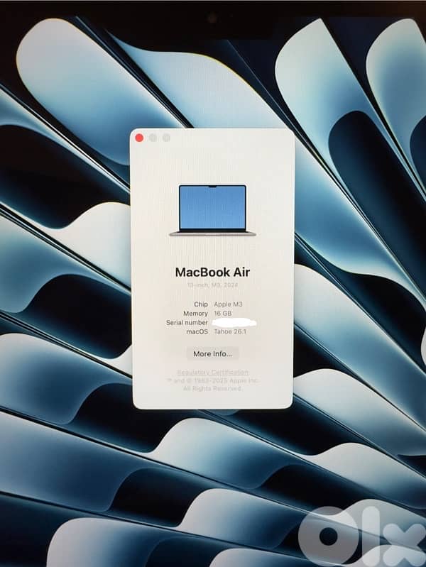 M3 Macbook Air 13” 6