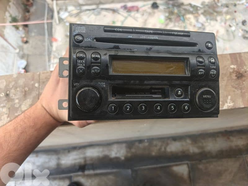 Original Radio with cadr Nissan xtrail 2004 2