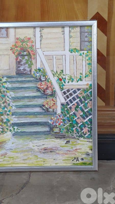 لوحة رسم زيتي اوروبية 3