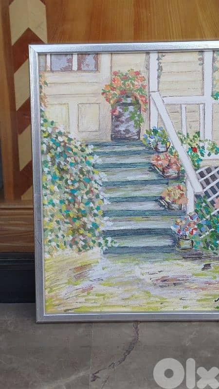 لوحة رسم زيتي اوروبية 4