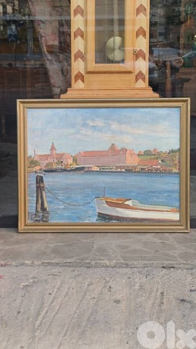 لوحة رسم زيتي اوروبية