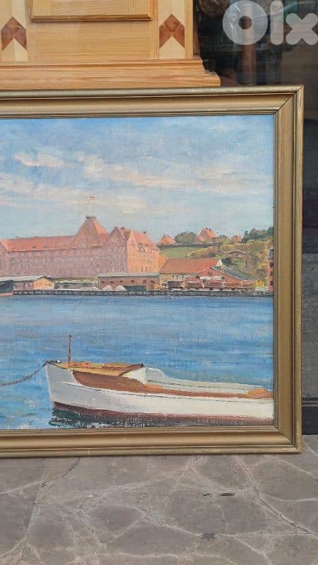 لوحة رسم زيتي اوروبية 3