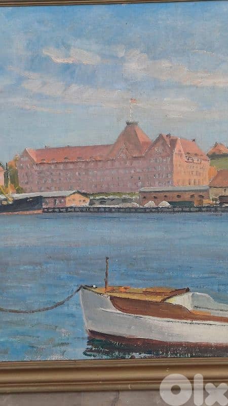 لوحة رسم زيتي اوروبية 6