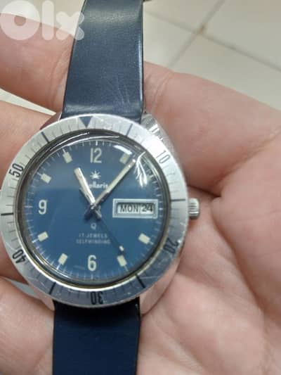 Vintage 1970's Stellaris Automatic Dive Watch