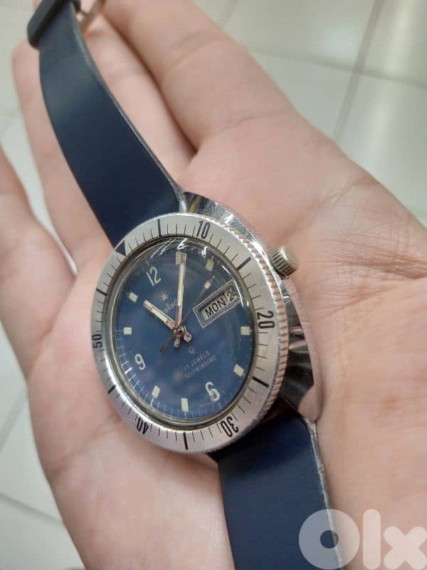 Vintage 1970's Stellaris Automatic Dive Watch 8