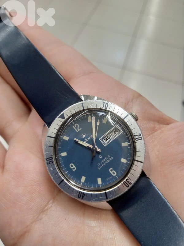 Vintage 1970's Stellaris Automatic Dive Watch 9