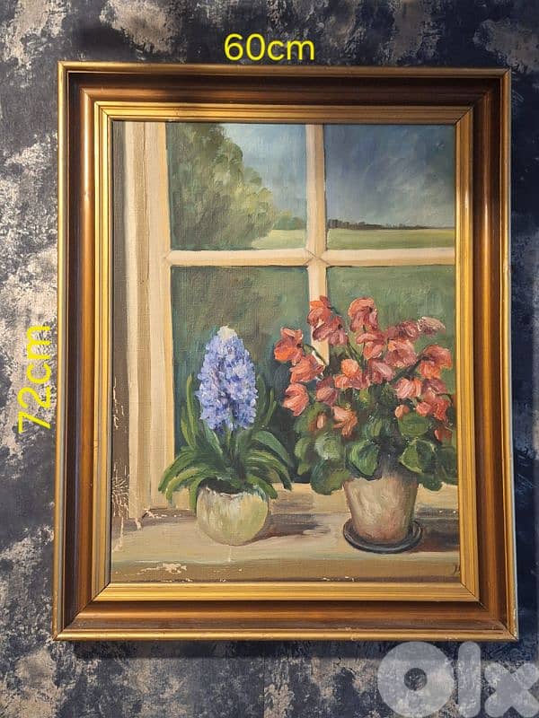 antique european painting 1