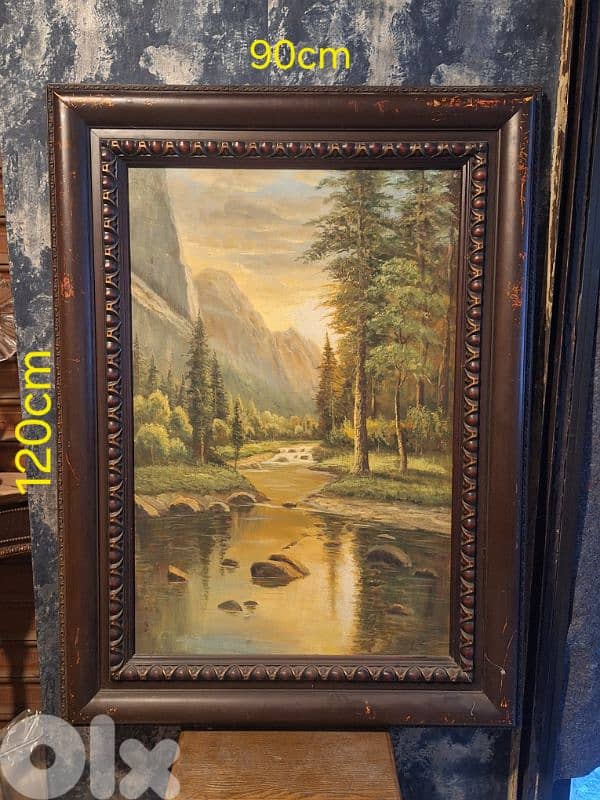 large signed oil painting 1