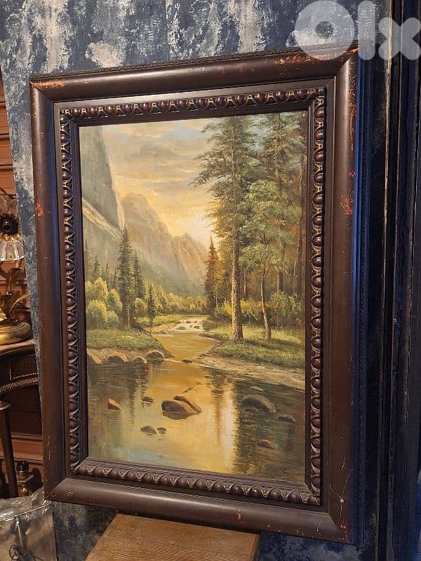 large signed oil painting 2