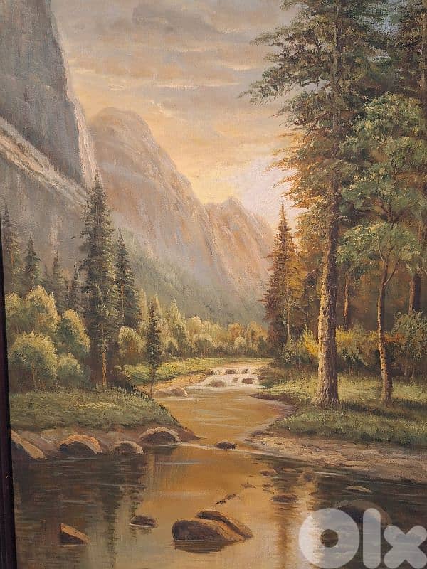large signed oil painting 3