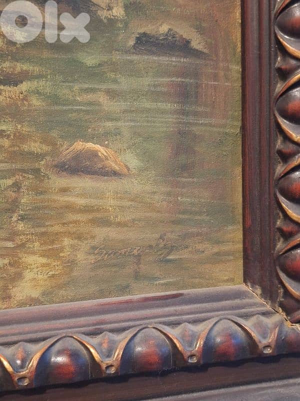 large signed oil painting 4