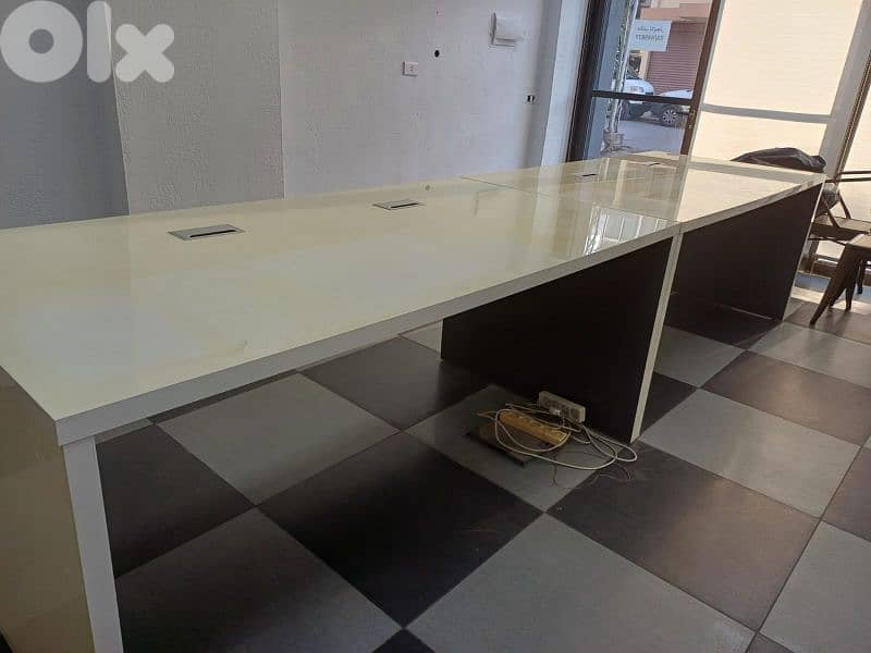 Two Desk Tables Used Very Good Condition and Quality 1