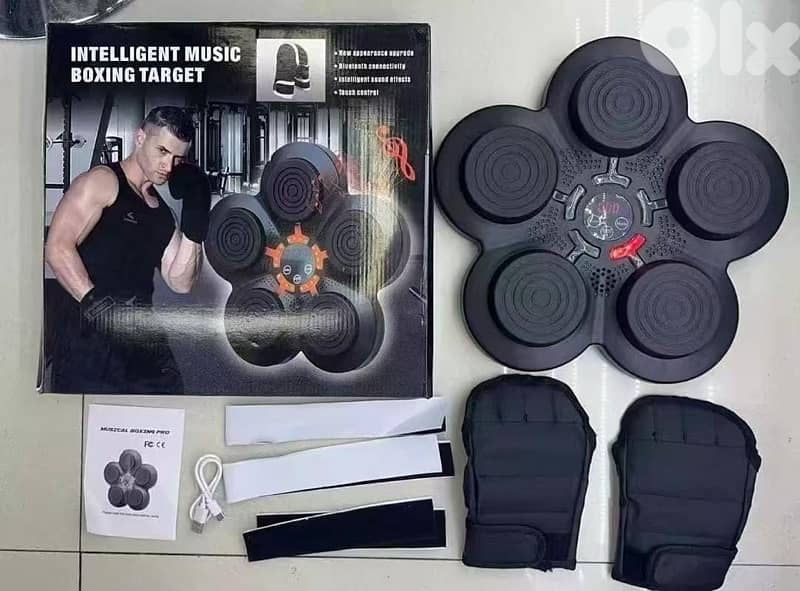 music boxing machine 5 hits + gloves 0