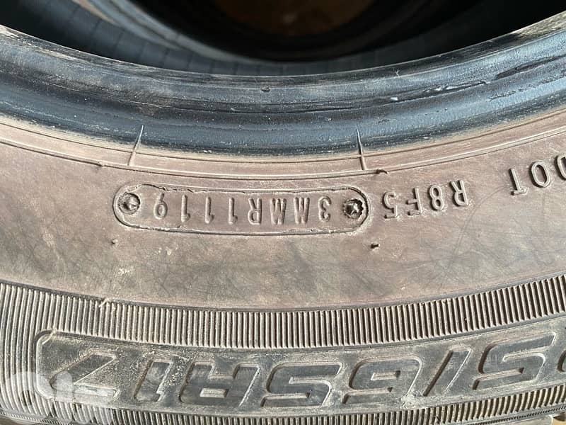 دواليب مستعملة لجيب صناعة  تايوانية 225/65R17 Geotour 1