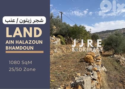 Land For Sale In Ain Halazoun - Bhamdoun / أرض في عين الحلزون للبيع