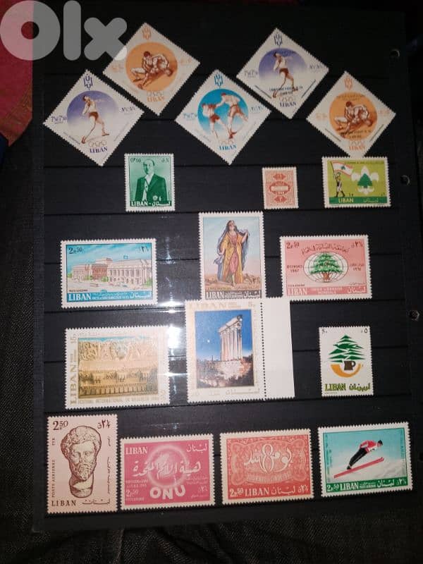 old liban stamps album 2
