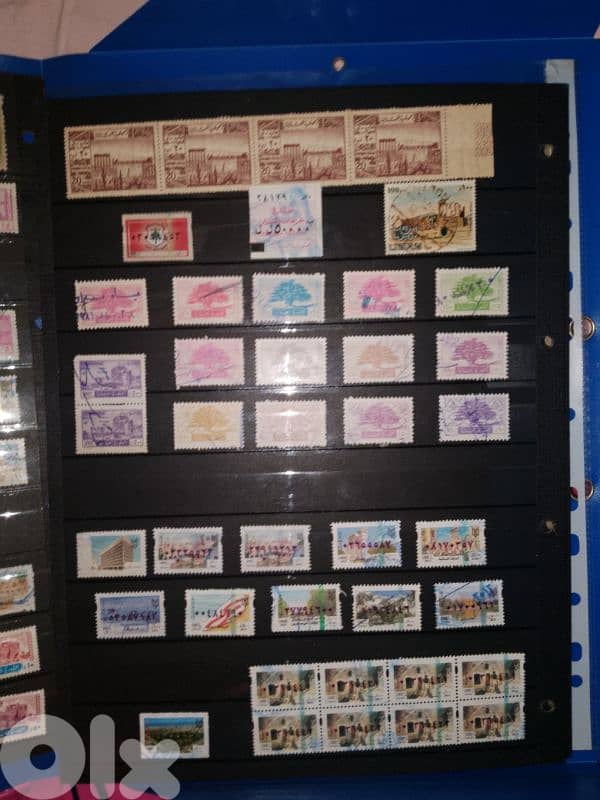 old liban stamps album 4