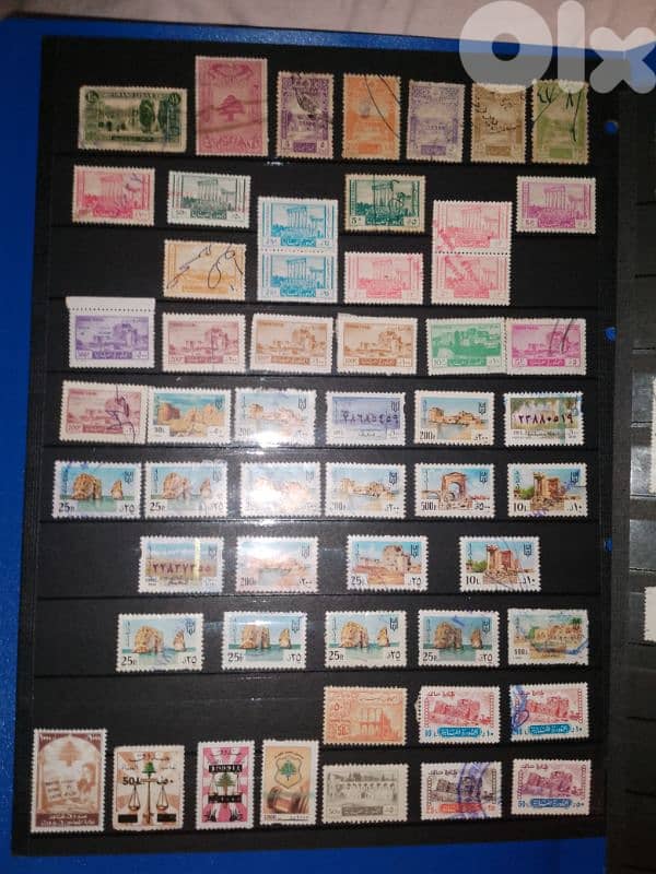 old liban stamps album 5