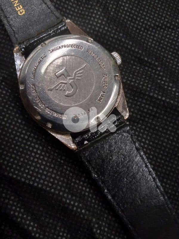 VINTAGE JOVIAL DE LUXE SWISS MANUAL MEN'S WATCH works perfectly 100% 3