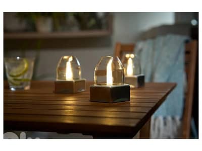 مصابيح LIVARNO الشمسية LED لإضاءة محيطة أنيقة للحديقة أو التراس.