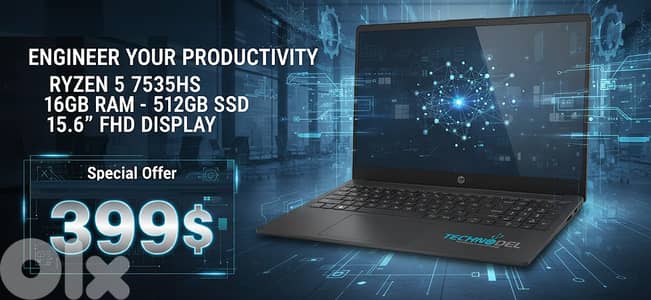 Hp 15 latest Ryzen 5/16g/512gb laptop