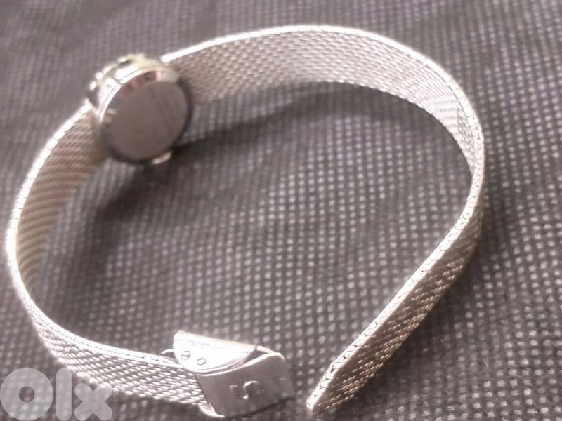 rar Vintage Sandoz Swiss Made 17 Jewels Silver Hand Wind Mechanical 7