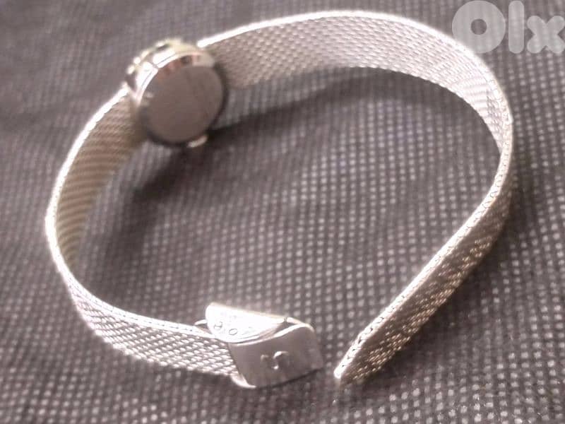 rar Vintage Sandoz Swiss Made 17 Jewels Silver Hand Wind Mechanical 8