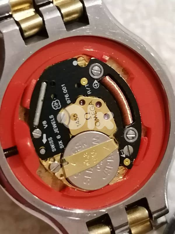 omega deville steel and solid gold 18k 10