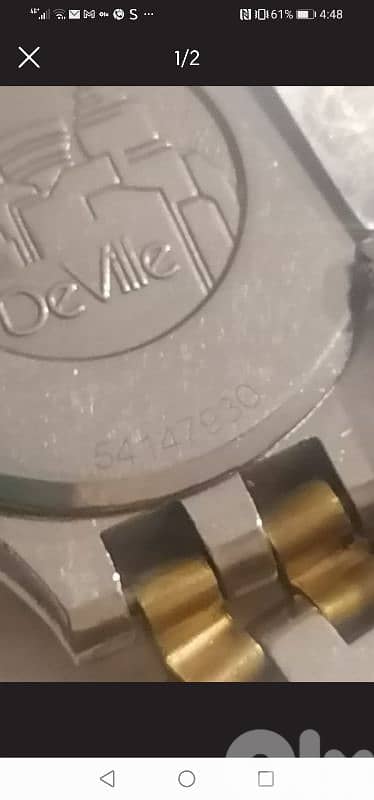 omega deville steel and solid gold 18k 11