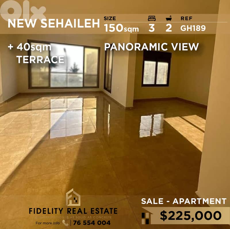 Apartment for sale in Sehaileh GH189 شقة للبيع في السهيلة 0