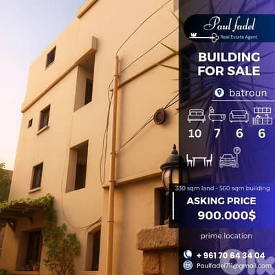 Building for sale in Batroun, located in a prime location !!