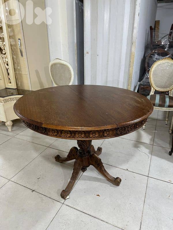 طاولة خشب زان انتيك بتتكبر وبتتصغر 2