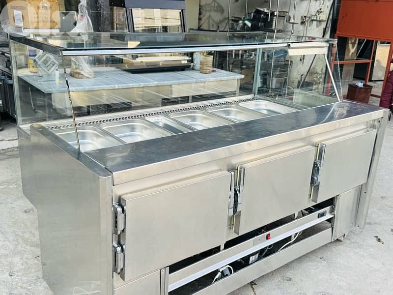 براد واجهة مع جوط jn فول ستانليس 2متر شبه جديد 5