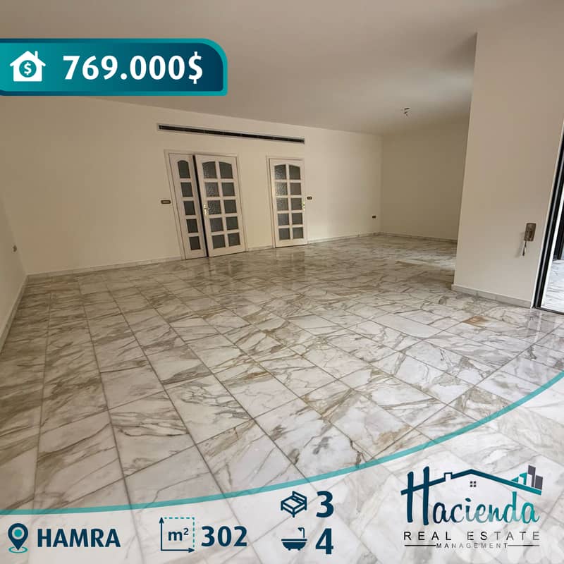 Prime Location Apartment For Sale In Hamra 0