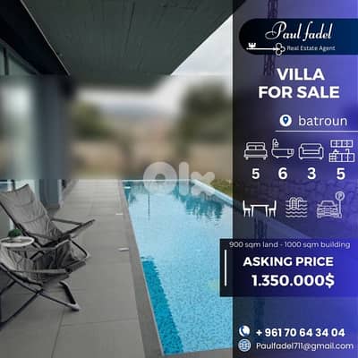 Luxury Villa in with Full 360° Sea & Mountain Views for sale