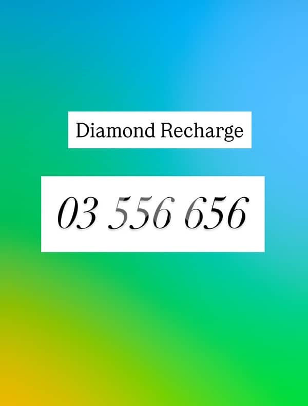 Diamond Recharge 03/556656 “ Super Hot price” 0