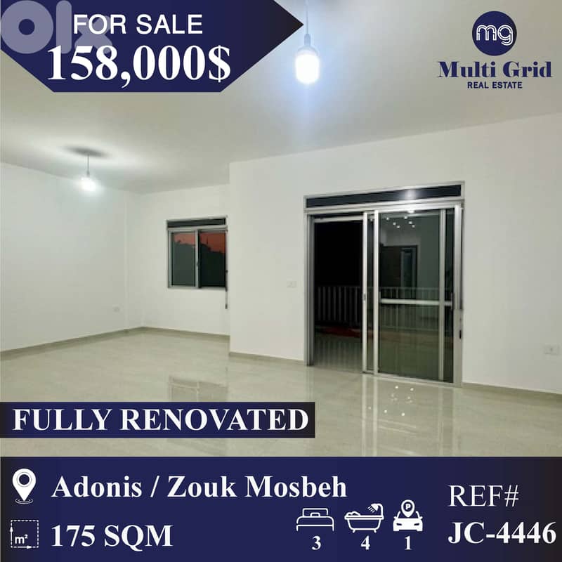 JC-4446 / Apartment for Sale in Adonis, شقة للبيع في أدونيس 0