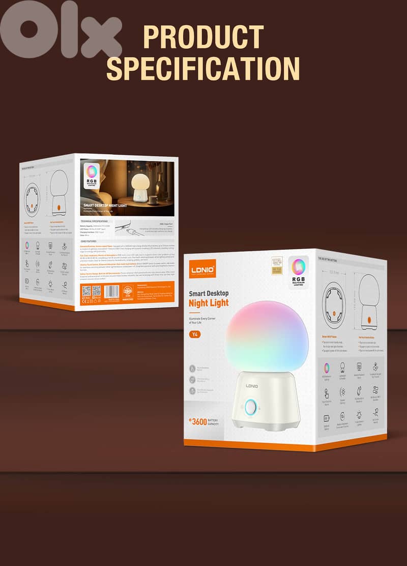 LDNIO Y4 Smart Night Light 5