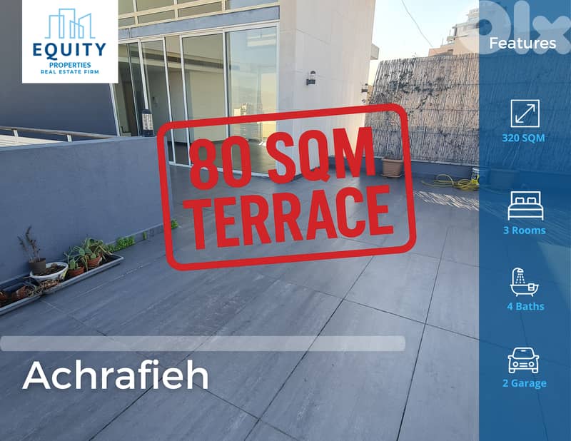 320 SQM Apartment With Terrace For Sale In Achrafiehشقة للبيع#ML229724 0