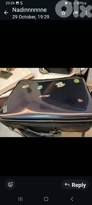 لابتوب مع شنطة 2