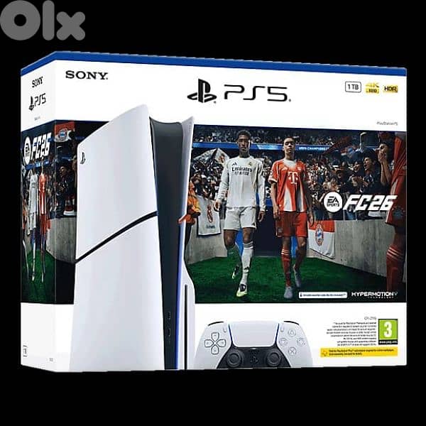 Brand New: P5 5 slim Console 1TB EA SPORTS 26 Bundle 0