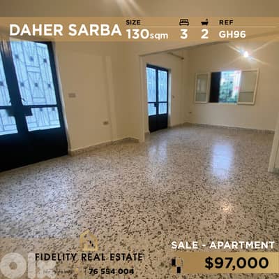 Apartment for sale in Daher Sarba GH96  شقة  للبيع في ضهر صربا