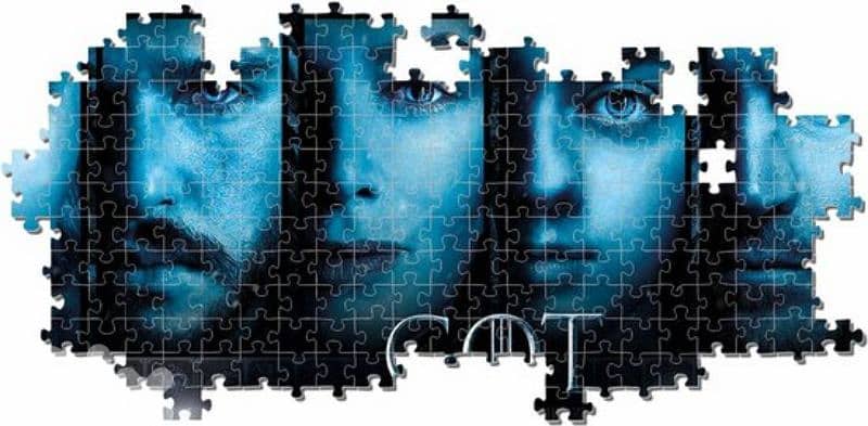 لغز بانورامي 1000 قطعة من كليمنتوني–صراع العروش يتميز بصور عالية الدقة 1