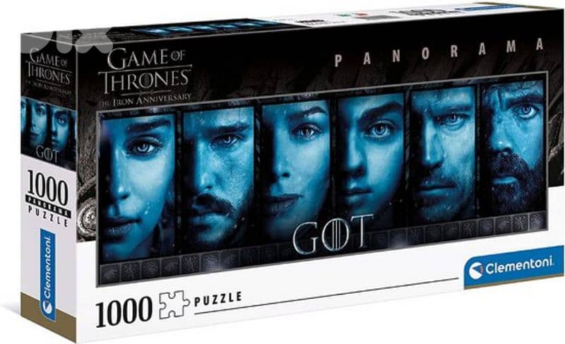 Clementoni Panoramic Puzzle – 1000 Pieces (Game of Thrones) 0