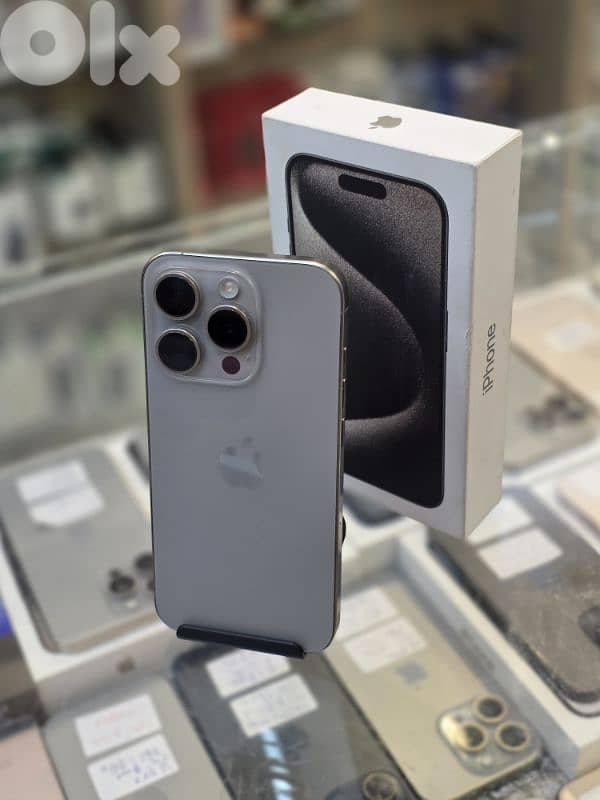 Used 15 pro 128 gb  573 cycle 0