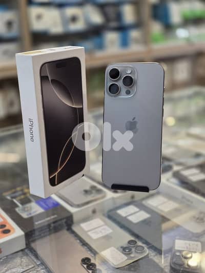 Used 16 pro max 256 gb natural  *314 cycle