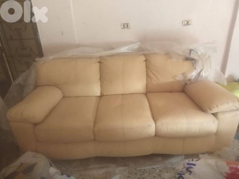 leather living room غرفة قعدة 0