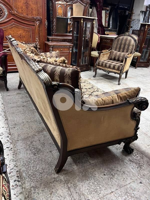 طقم صالون خشب زان 2