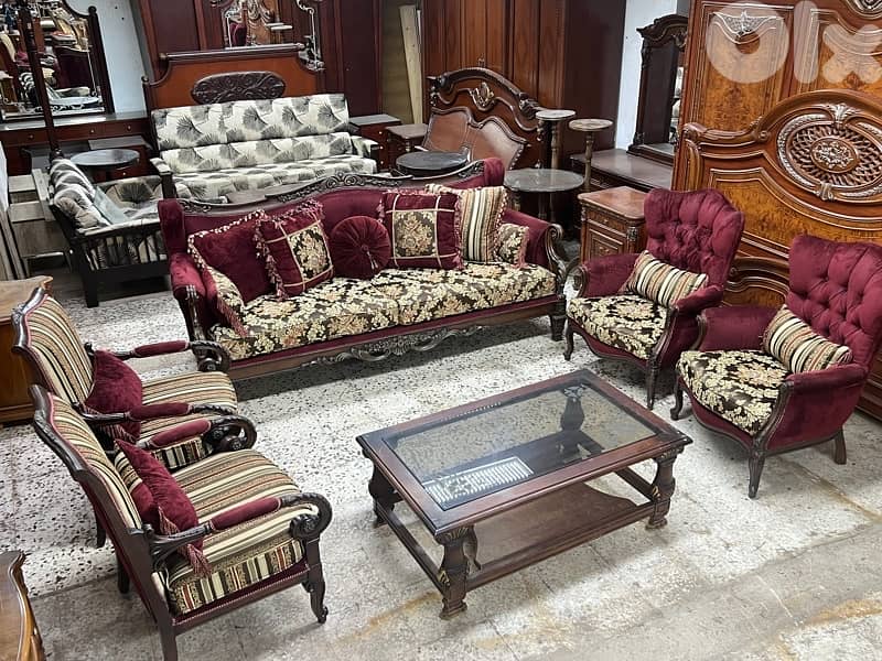 طقم صالون خشب زان 0